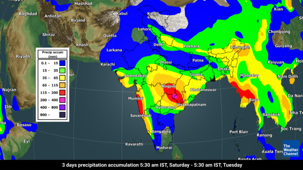 Depression to Dump Heavy Rains over Vidarbha, Telangana, Andhra, Chhattisgarh This Week!