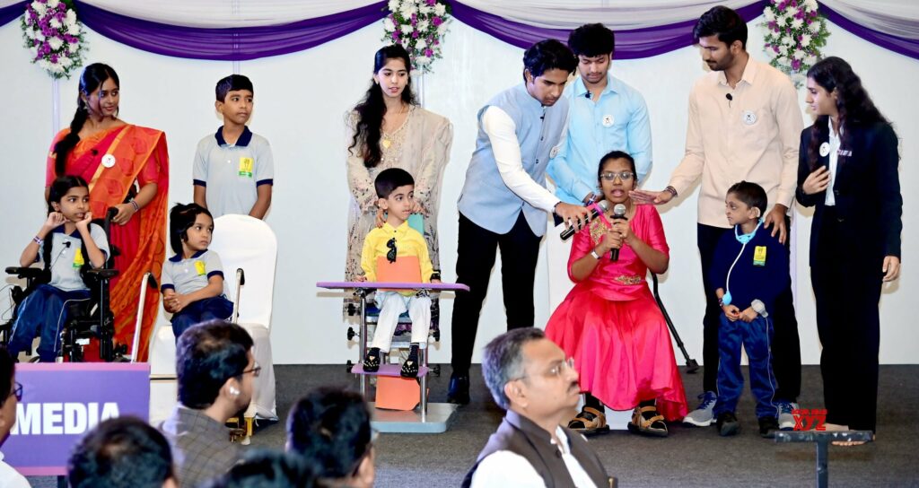 Bengaluru: Chief Justice of India Dr. D.Y. Chandrachud, along with Justice B.V. Nagarathna, Chief Justice of Karnataka N.V. Anjaria, and other dignitaries, at the inauguration of the India Accessibility Summit and Commissioners for Persons with Disabilities Conclave 2024 #Gallery