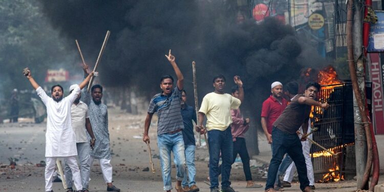 The student protests in Bangladesh over government job reservations resulted in the loss of around 200 lives. (AP Photo)