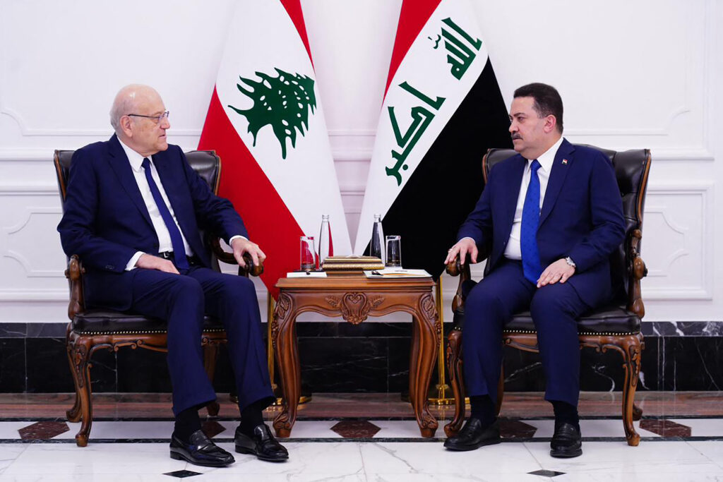 Lebanon's Mikati meets Iraq's president, PM in Baghdad