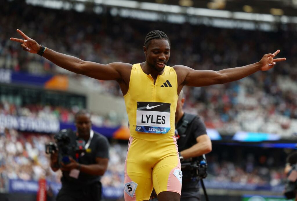 London Diamond League: Noah Lyles wins last 100m before Olympics in personal best