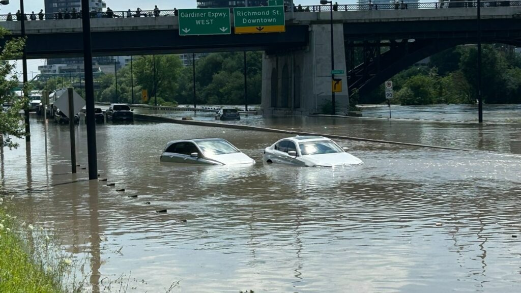 Sudden Heavy Rainfall Floods Parts Of Canada's Toronto, Causes Power Outages & Flight Cancellations