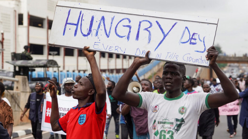 Nigeria anti-hardship protests turn deadly as police fire shots, tear gas