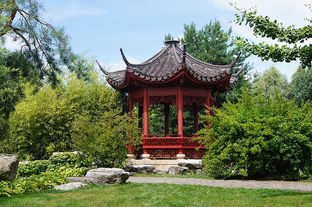 sustainable Materials and Construction Techniques Shape the Pavilion's Unique Aesthetic