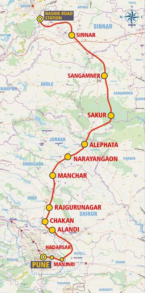 New route for Pune-Nashik semi-high-speed rail project away from GMRT: Railway minister – Times of India