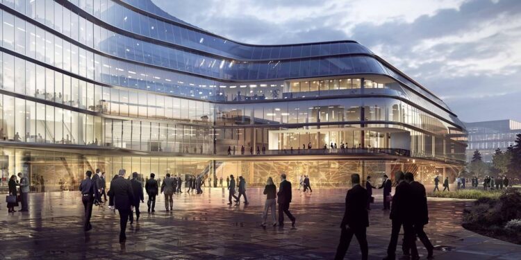 Foster + Partners Reveals Details of the Euro American Innovation City in Hangzhou, China – ArchDaily