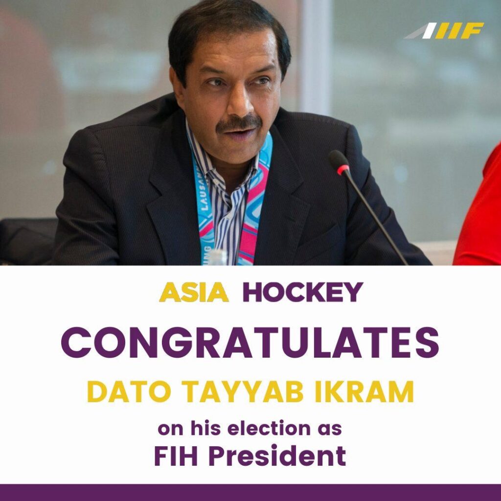 FIH President Tayyab Ikram Inspires the Next Generation of Hockey Stars in Hangzhou, China – Fédération Internationale de Hockey