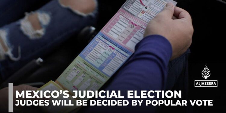 Confusion and concern loom over Mexico’s historic judicial election – Al Jazeera