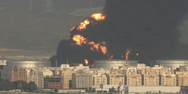 Energy prices spike after Saudi attack US blames on Iran – Spectrum News