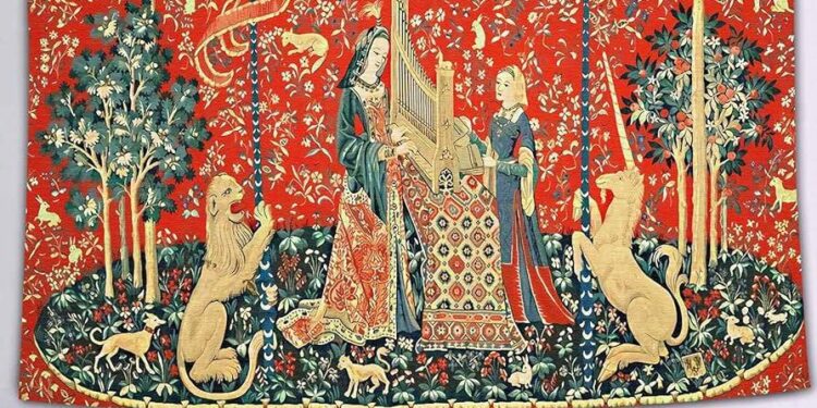 French tapestry of scene from ‘Spirited Away’ shown in Nagoya – asahi.com