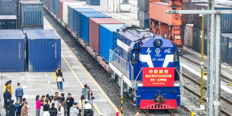 China-Europe freight train reaches milestone – China Daily
