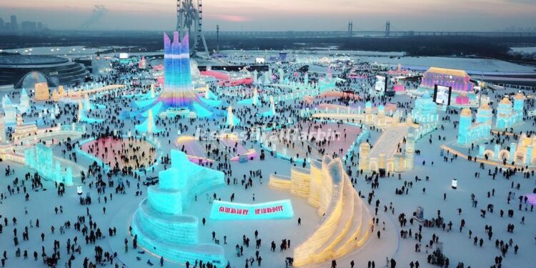 41st Harbin Int’l Ice and Snow Festival kicks off – People’s Daily Online