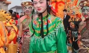 Photos | Yingge dance troupes perform to mark festival and greet upcoming Chinese New Year in Shantou – 點新聞