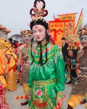 Photos | Yingge dance troupes perform to mark festival and greet upcoming Chinese New Year in Shantou – 點新聞