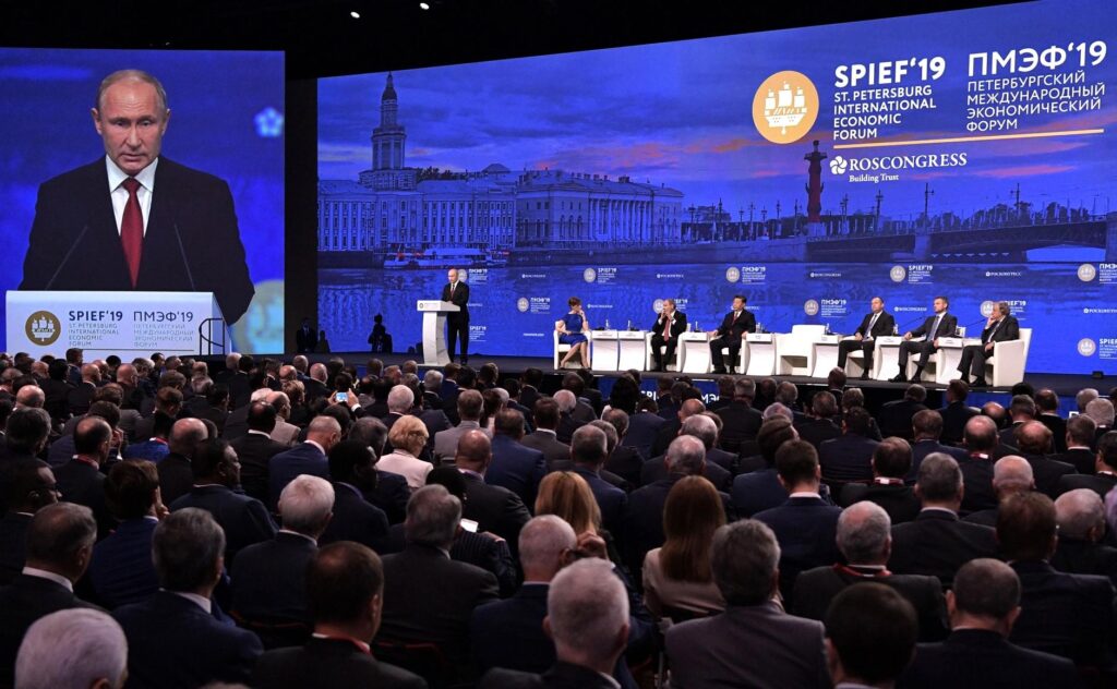 At the Saint Petersburg Economic Forum, Russia puts its best face forward – WJCT News 89.9