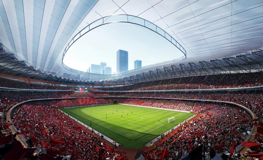 Xi’an International Football Centre, Shaanxi, China – World Construction Network