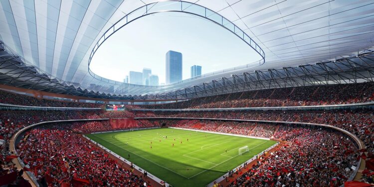 Xi’an International Football Centre, Shaanxi, China – World Construction Network