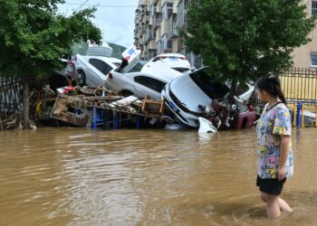 Flooding rain in China’s north leaves two people dead and displaces thousands – The Guardian