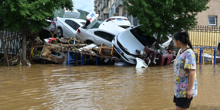 Flooding rain in China’s north leaves two people dead and displaces thousands – The Guardian