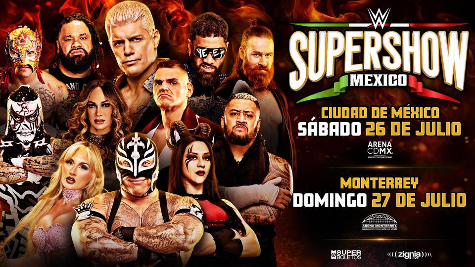 WWE SuperShow Mexico Results from Monterrey – SEScoops