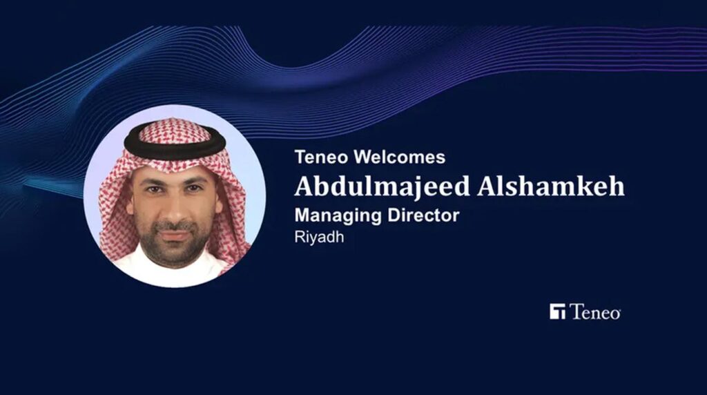 Teneo Appoints Abdulmajeed Y. Alshamekh as a Managing Director in Riyadh, Saudi Arabia – Teneo