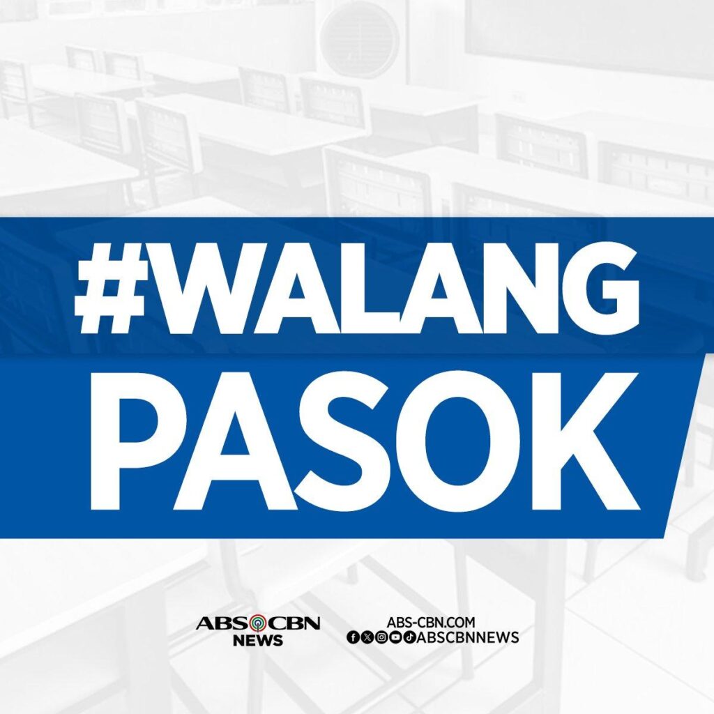 #WalangPasok: Class suspensions on Tuesday due to bad weather – Inquirer.net