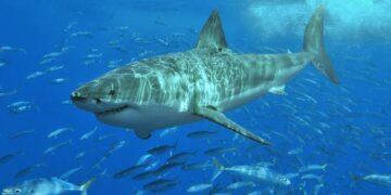 Loss of great white sharks triggers domino effect down food chain, study shows – Mongabay