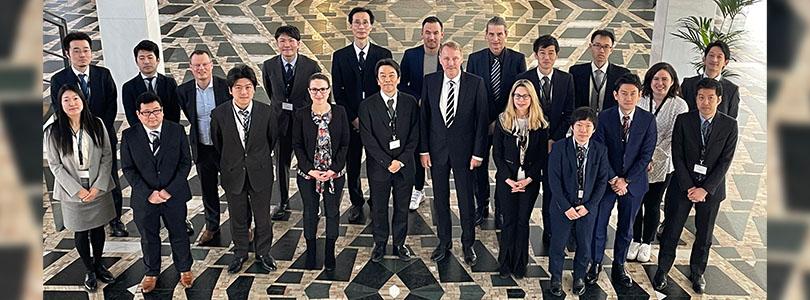 Visiting Japanese delegation to formalize partnership between KSU and Fukuoka University – Cobb Courier