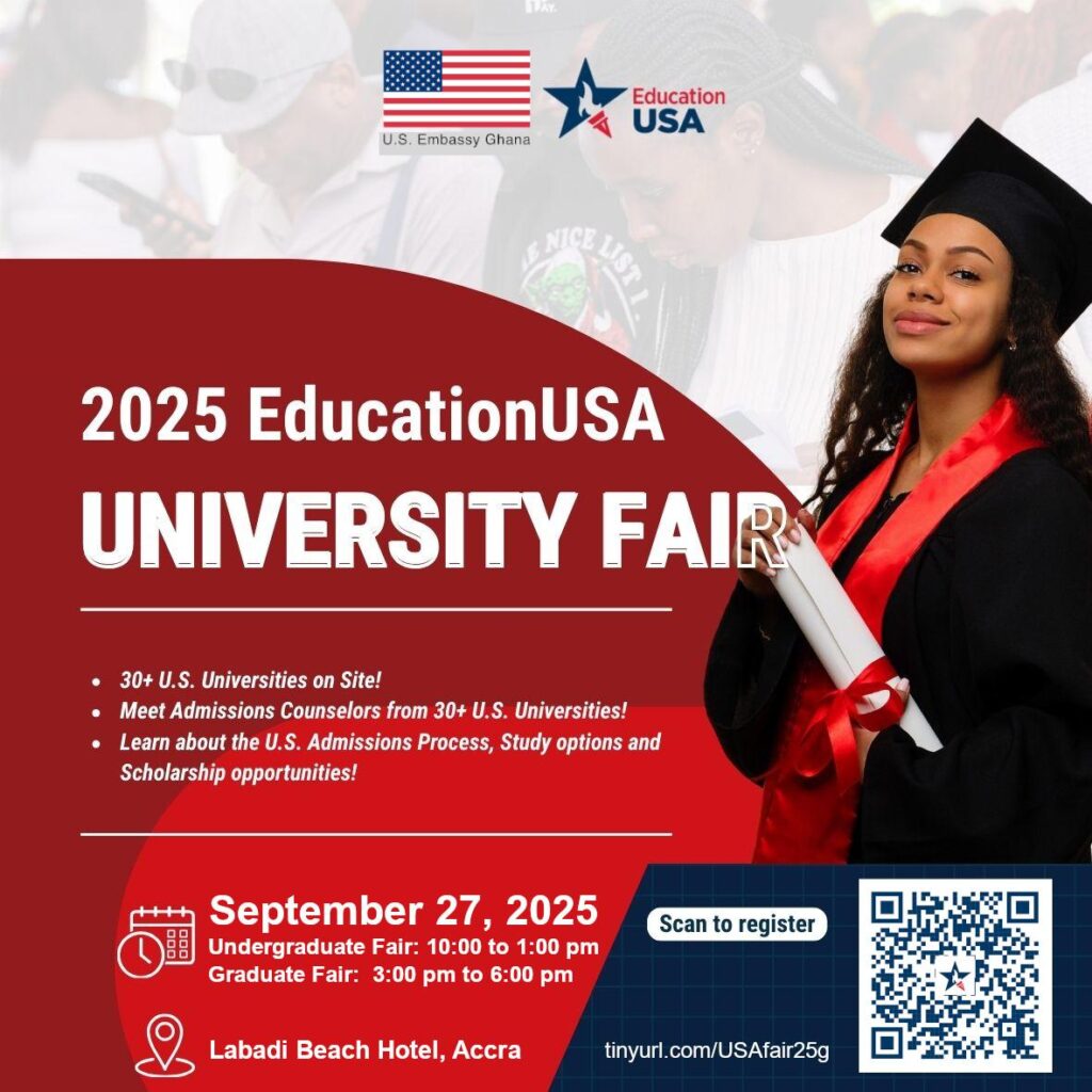 2025 EducationUSA College Fair Connects Thousands of Ghanaians to U.S. Higher Education Opportunities – U.S. Embassy Ghana (.gov)