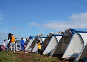 Quarantine camp outside Shijiazhuang, China – Copernicus (EU)