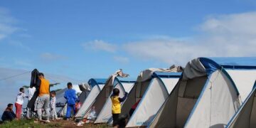 Quarantine camp outside Shijiazhuang, China – Copernicus (EU)